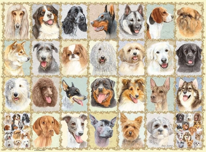 Puzzle Ritratti di Cani 500 Pezzi