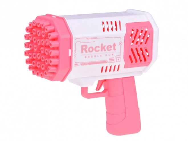 Set Pistola per Bolle di Sapone con Luce e Liquido per Bambini