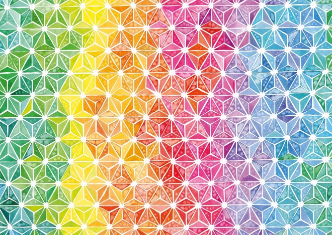 Puzzle triangoli colorati 1000 pezzi