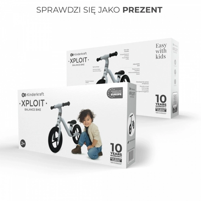 Bicicletta senza pedali Xploit Moonstone Silver