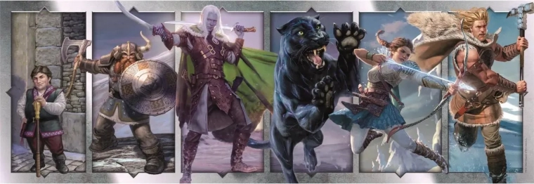 Puzzle panoramico CLEMENTONI DUNGEONS & DRAGONS 1000 pezzi