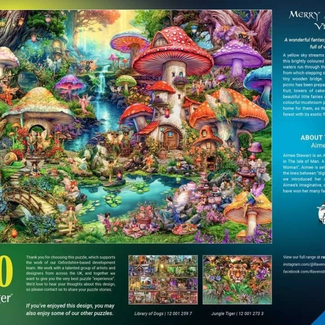 Ravensburger Puzzle Villaggio di Funghi 1000 Pezzi