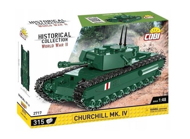 Modello di carro armato Churchill Mk IV della seconda guerra mondiale