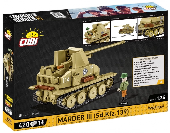 Modello Cacciacarri Marder III Sd. Kfz. 139