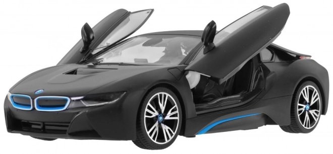 BMW i8 nero RASTAR 1:14 auto con telecomando + telecomando 2,4 GHz
