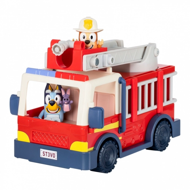 Set di personaggi Bluey Camion dei pompieri