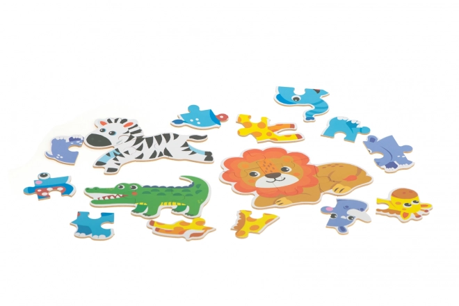 Puzzle Safari Animali in Scatola