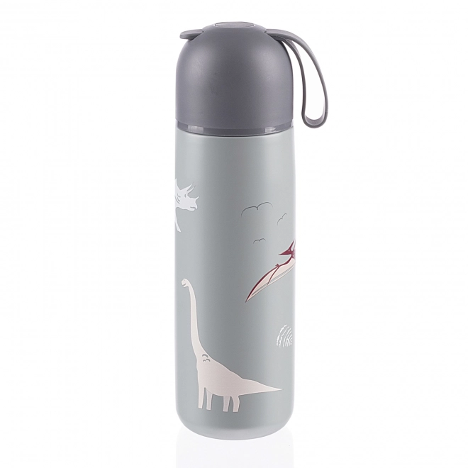 Thermos per bevande con manico in silicone Dino