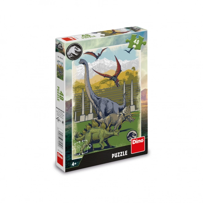 Puzzle giurassico DINO 48 pezzi