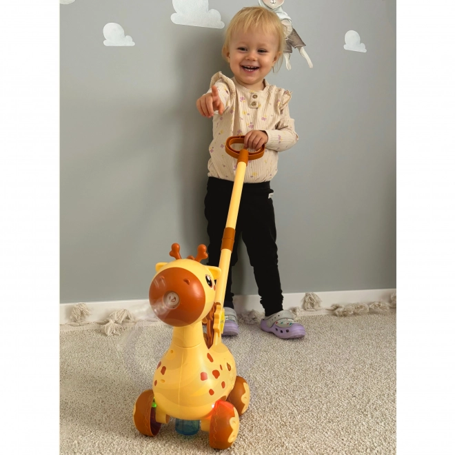 Macchina per bolle di sapone Giraffa 2 in 1 per bambini
