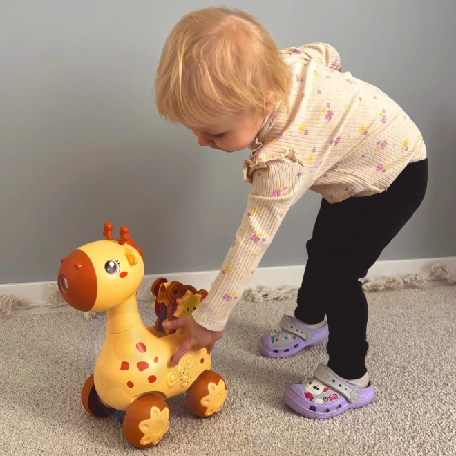 Macchina per bolle di sapone Giraffa 2 in 1 per bambini