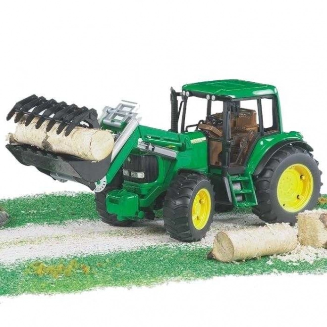 Trattore con caricatore frontale Bruder John Deere 6920