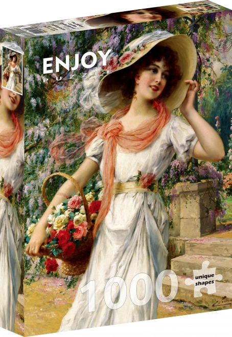 Puzzle Giardino Fiorito di Emile Vernon 1000 pezzi