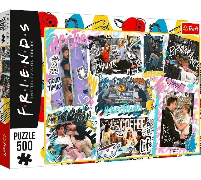 Puzzle 500 pezzi amici collage