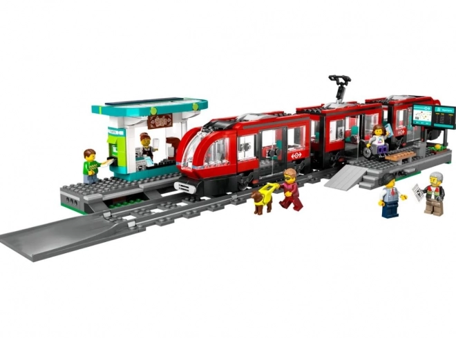 Tram cittadino con stazione LEGO City