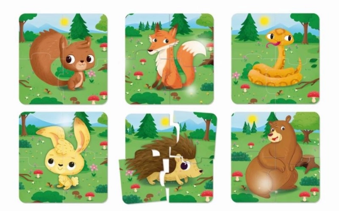 Puzzle Carotina Baby - Foresta
