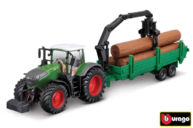 Trattore Fattoria Fendt 1050 Vario con Rimorchio per Alberi