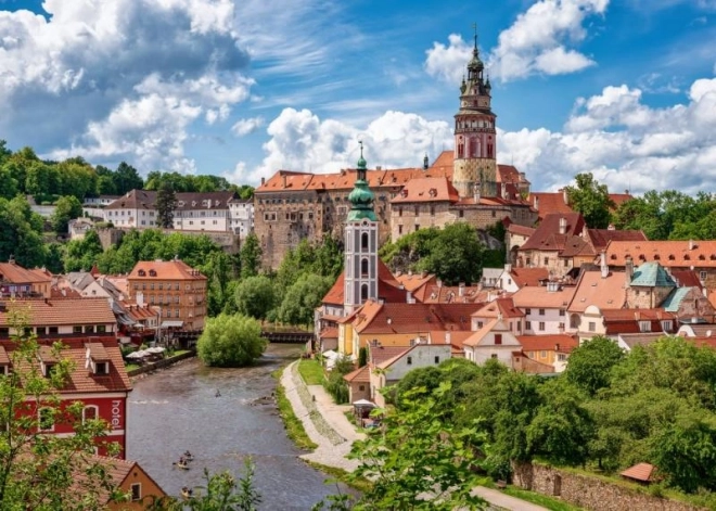 Puzzle Ravensburger Český Krumlov 1000 pezzi