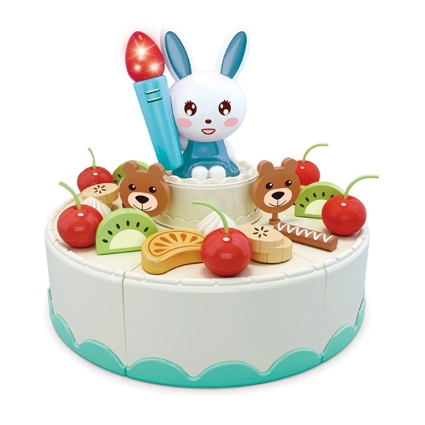 Pasticceria con torta di compleanno e set da tè Woopie