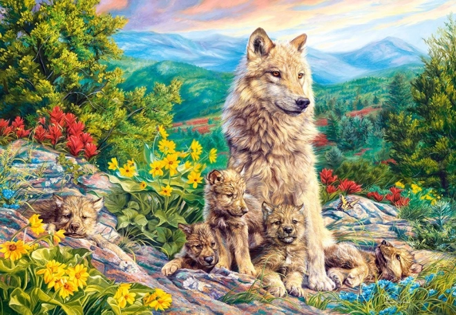 Puzzle Castorland Nuova Generazione di Lupi 1000 Pezzi