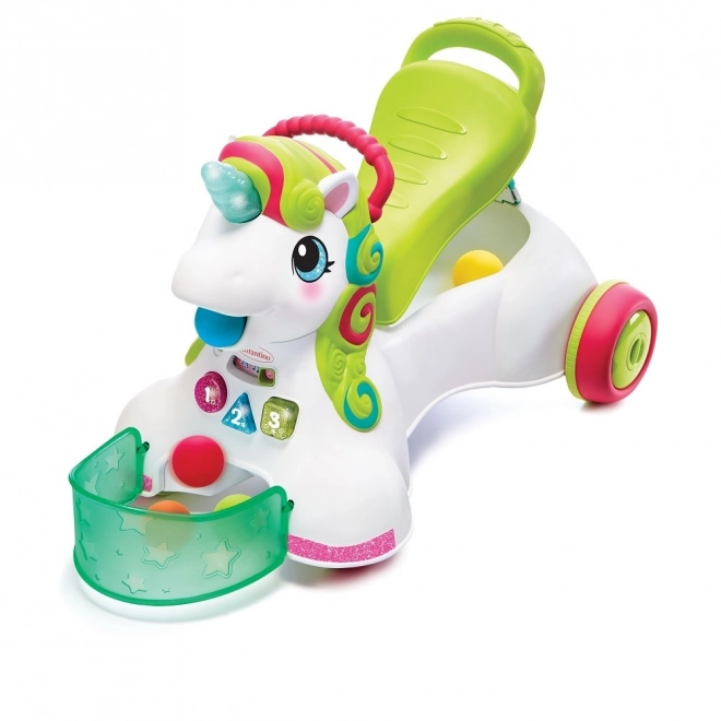 Cavalcabile e girello 3 in 1 Unicorno