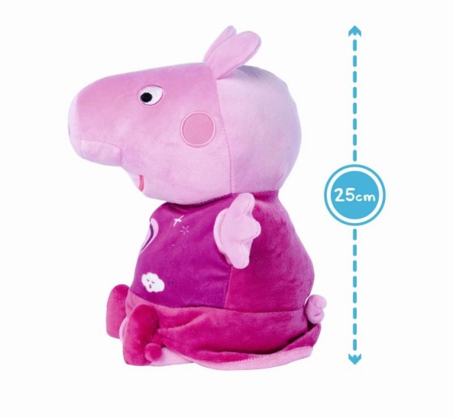 Peppa Pig peluche 2-in-1 con ninna nanna e luce