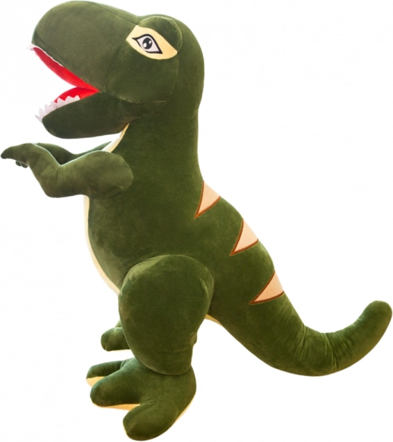 Giocattolo di Peluche Dinosauro T-Rex Verde 35cm