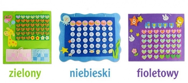 Calendario Creativo in Tessuto per Bambini