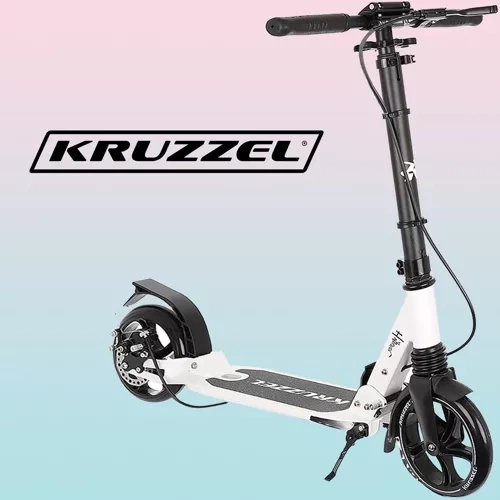 Monopattino pieghevole grande con cavalletto Kruzzel