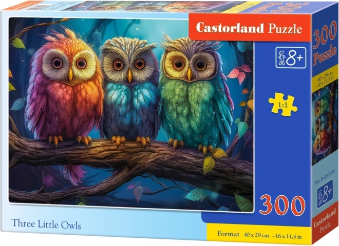 Puzzle Tre Adorabili Gufetti