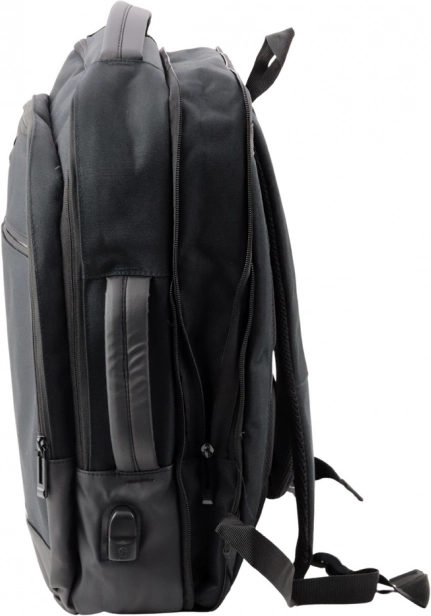Zaino USB Business da Uomo per Notebook Nero 16L 45cm