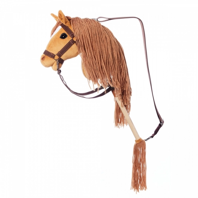 Cavallo di legno su bastone Hobby Horse HOPPIHORSE Marrone Castagno