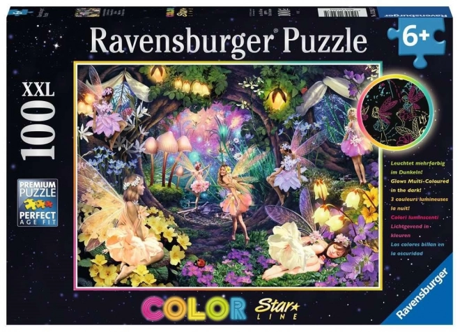 Puzzle Luminoso Foresta Incantata XXL 100 Pezzi