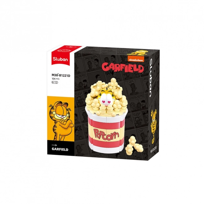 Sluban costruttore Garfield nel popcorn