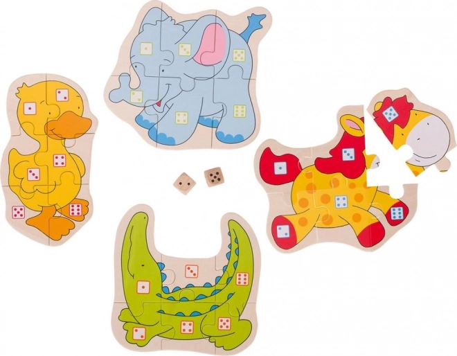 Puzzle Cubi Animali GOKI