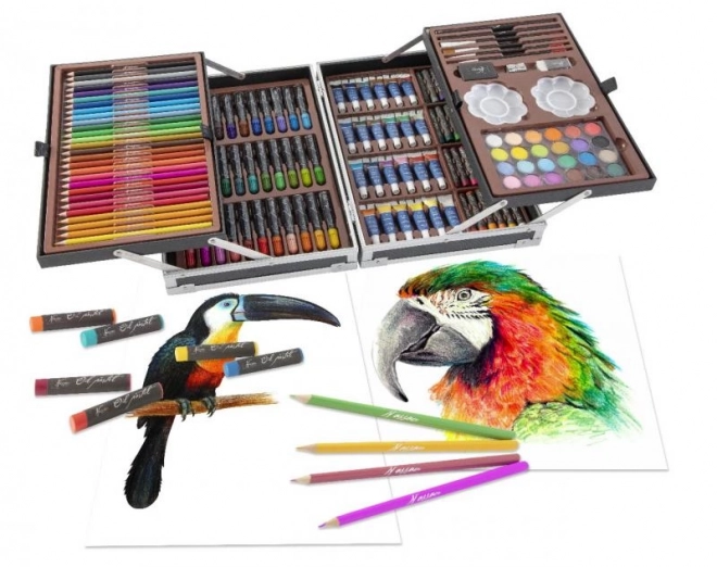 Set artistico in valigetta di metallo Nassau Fine Art