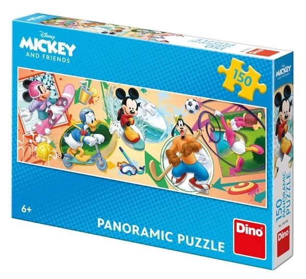 Puzzle panoramico Mickey e amici 150 pezzi