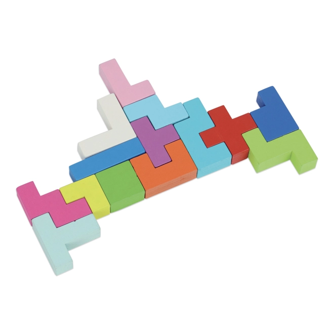 Design in legno dai colori vivaci