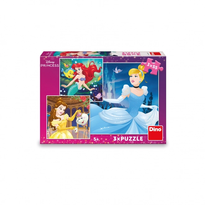 Giochi di puzzle Veselé Princezny 3x55