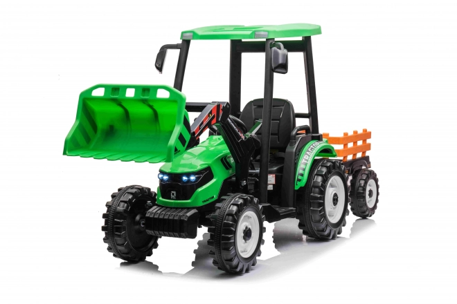 MEGA Trattore D68 con rimorchio verde
