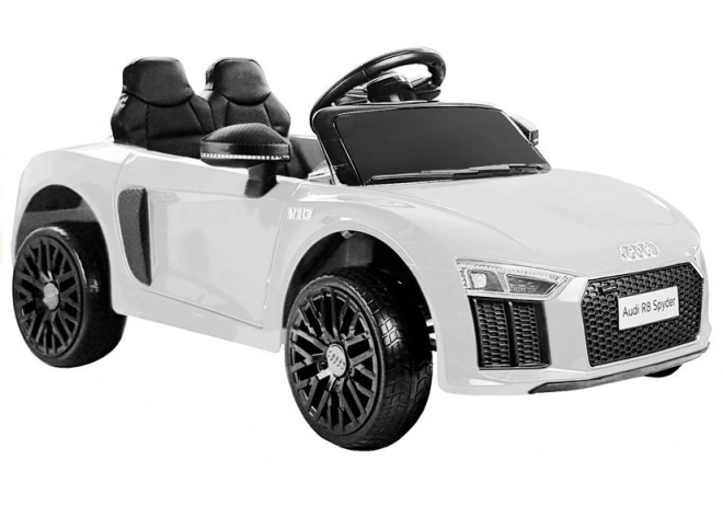 Auto elettrica per bambini Audi R8 Spyder bianco