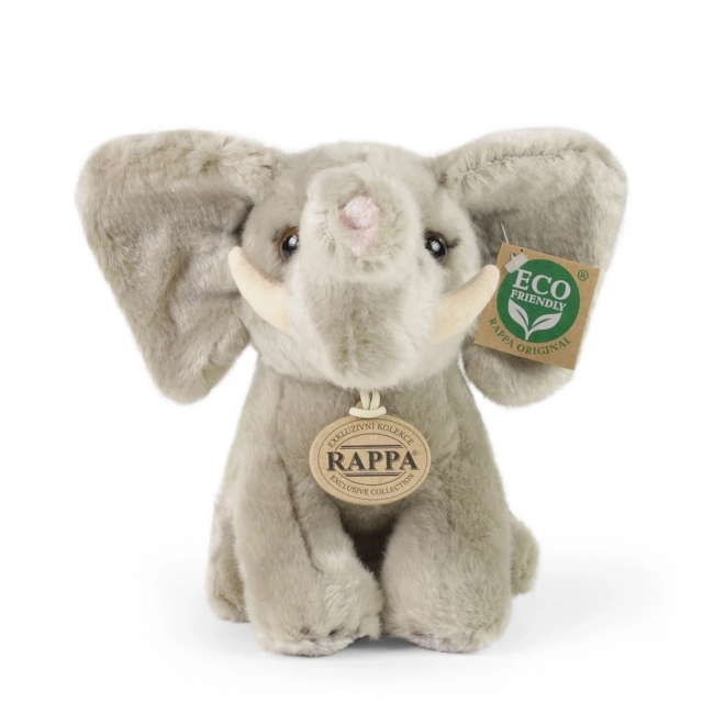 Peluche elefante seduto ecologico 18 cm