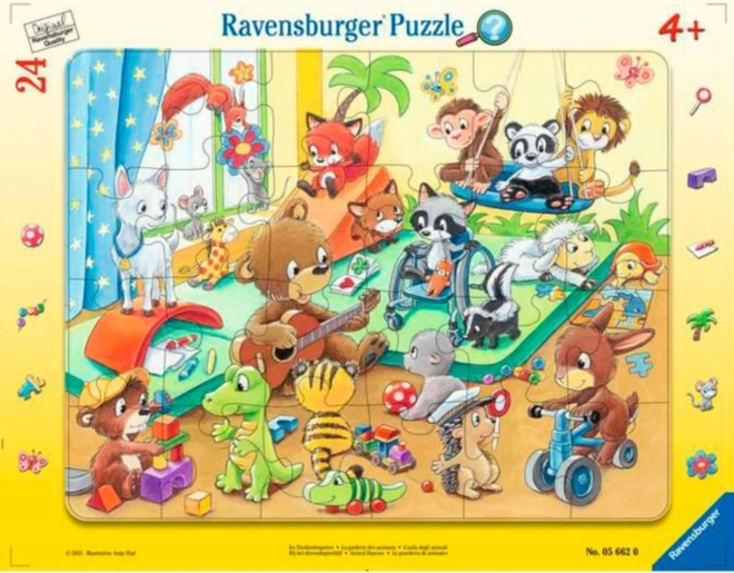 Puzzle Asilo Nido Animali di Ravensburger 24 Pezzi