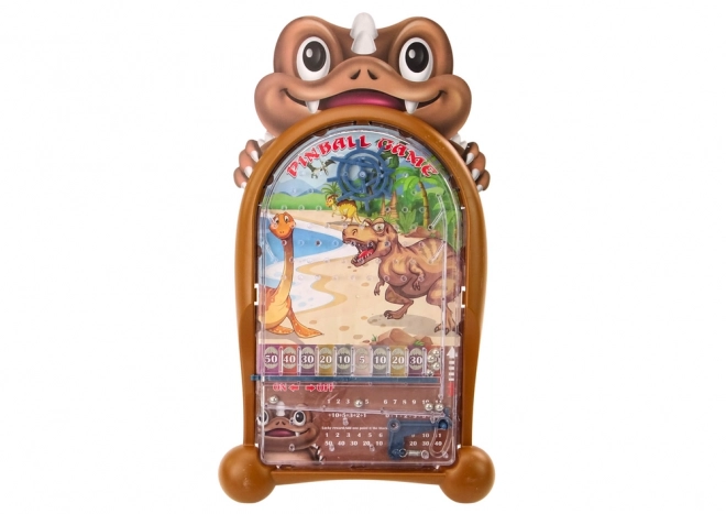 Pinball con Dinosauri Stand Marrone