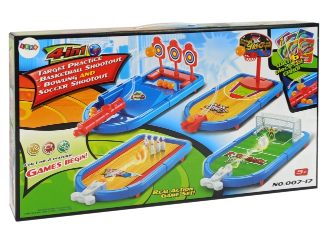 4 giochi in 1 – un solo set, divertimento senza fine