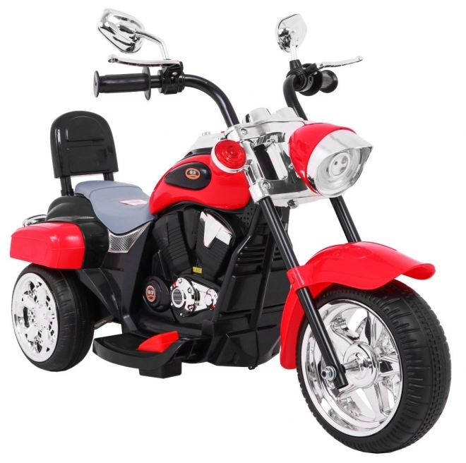 Motocicletta Chopper NightBike bianca – rosso