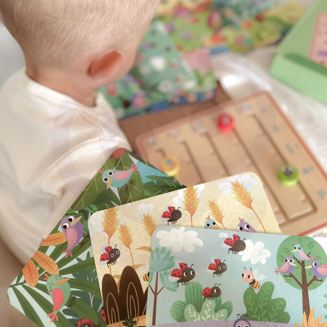 Tooky Toy gioco in legno Imparare a contare gli animali
