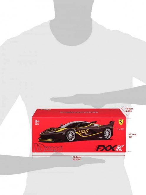 Ferrari FXX K serie Signature di Bburago 1:18 - Nero