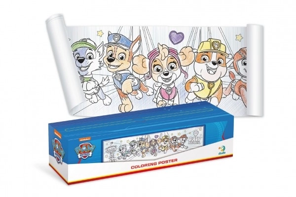 Poster da colorare Paw Patrol