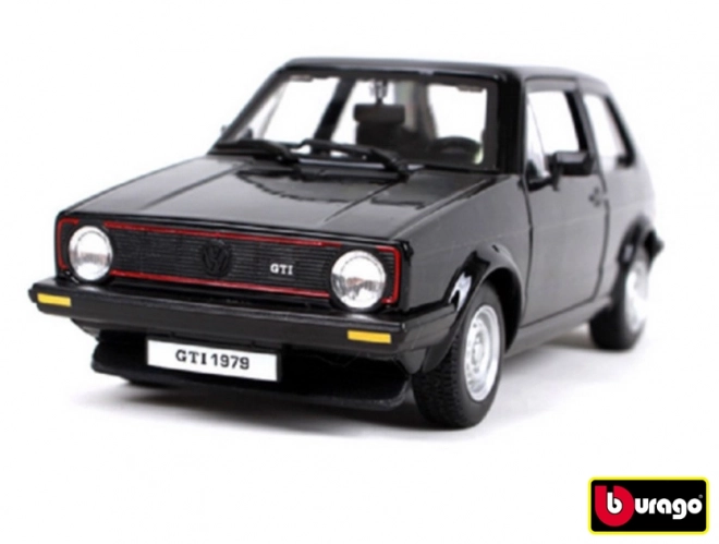 Modellino Bburago Volkswagen Golf MK1 GTI in Scala 1:24 Nero